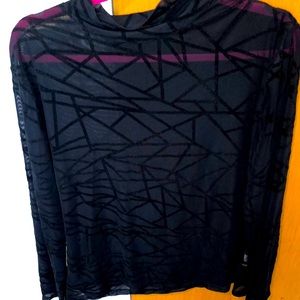 Long Sleeve Sheer Top